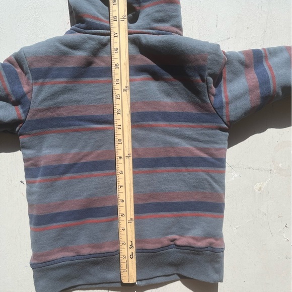 Kid's O'Neill Hoodie Multicolor Striped 4 Lined Zip Outdoor Camping Hike Surf - Picture 9 of 11